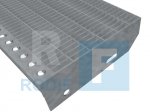 Schodišťové stupně PR-33/11-30/2 - ocel-zinkovaná - 1000x305